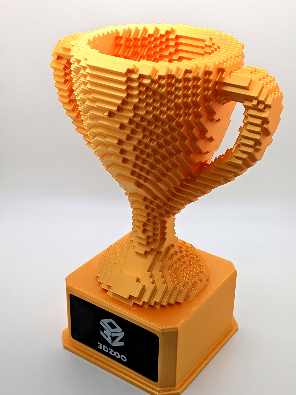 Gold Voxel Trophy - Customizable
