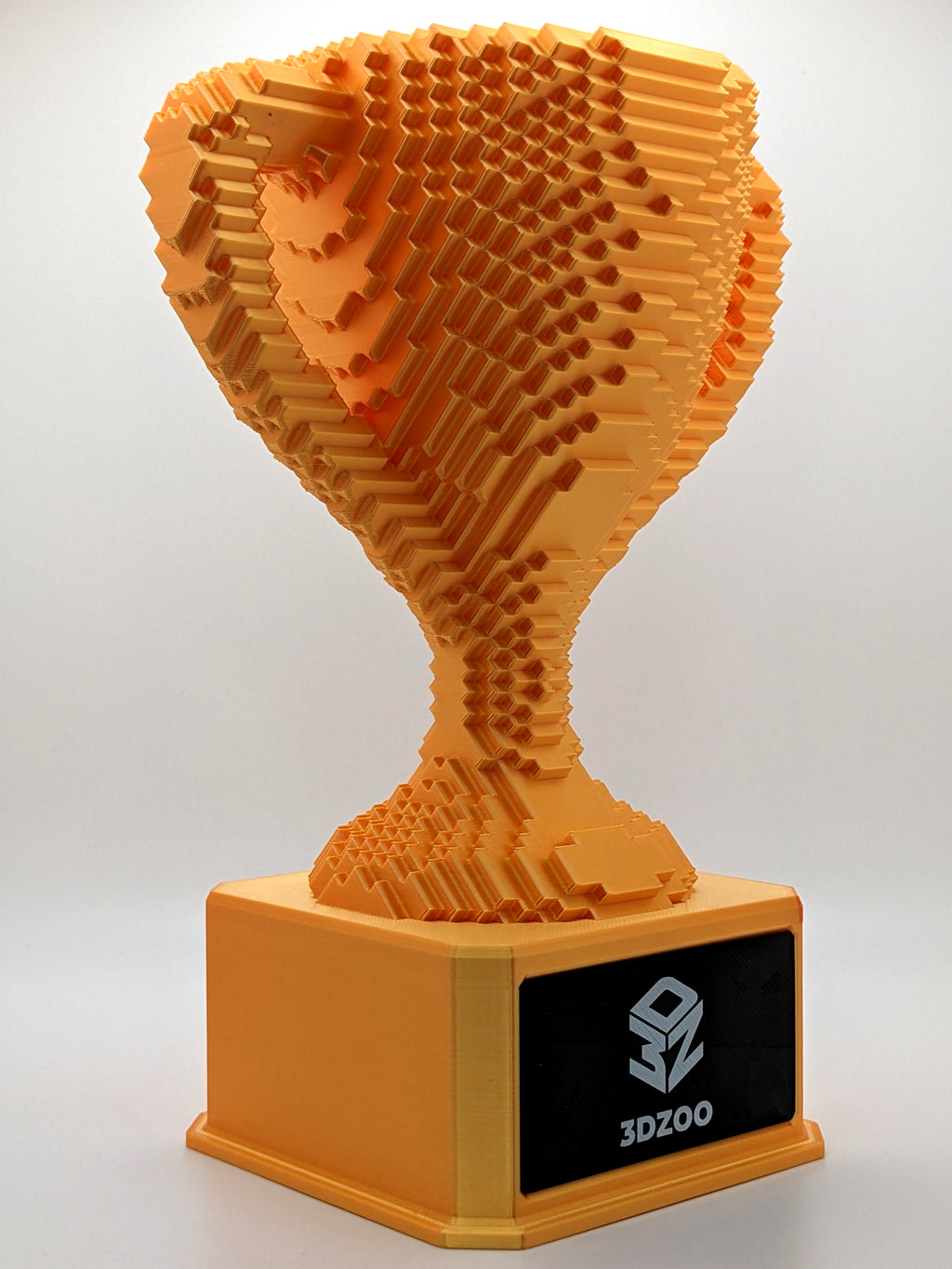 Gold Voxel Trophy - Customizable