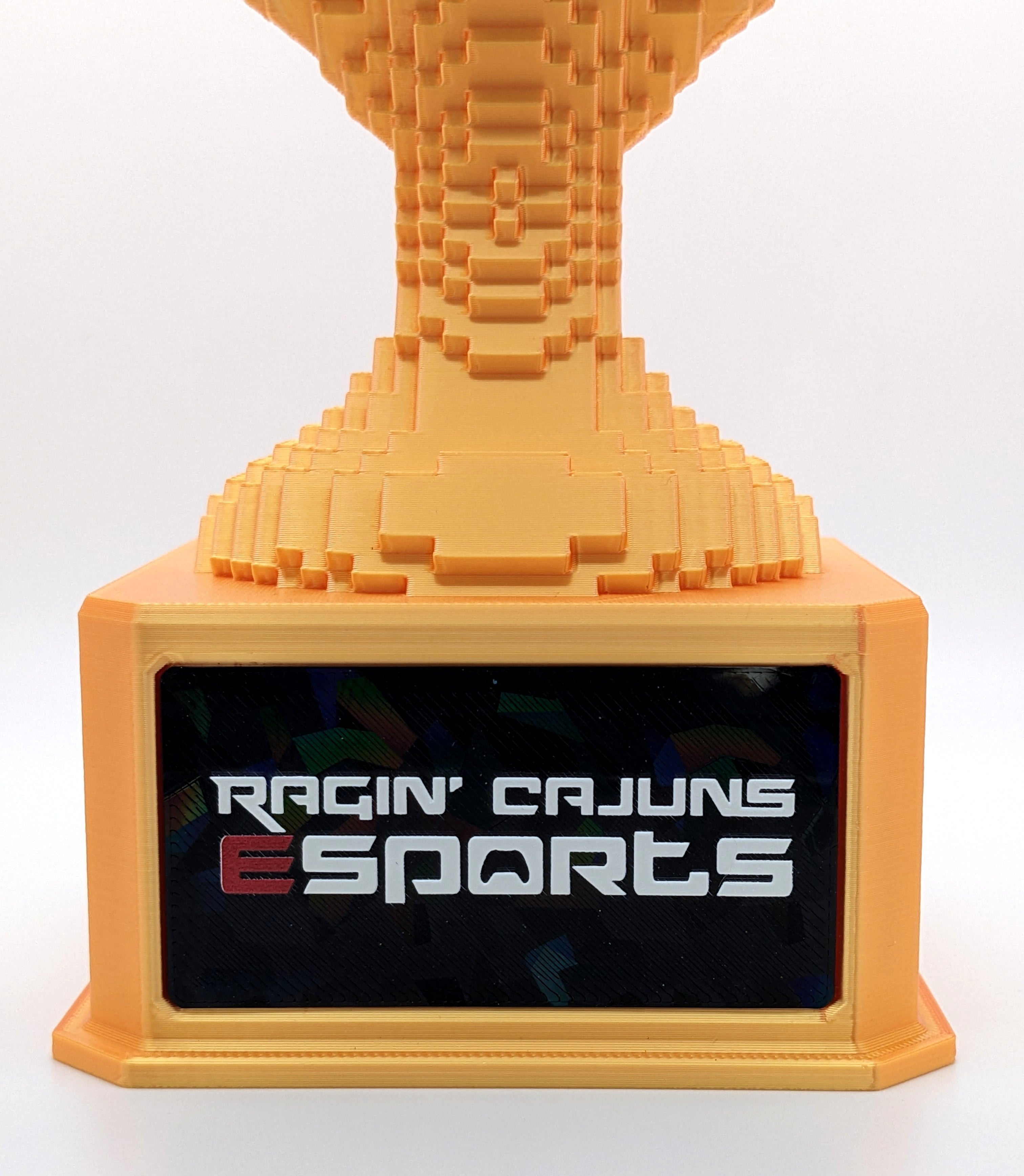 Gold Voxel Trophy - Customizable
