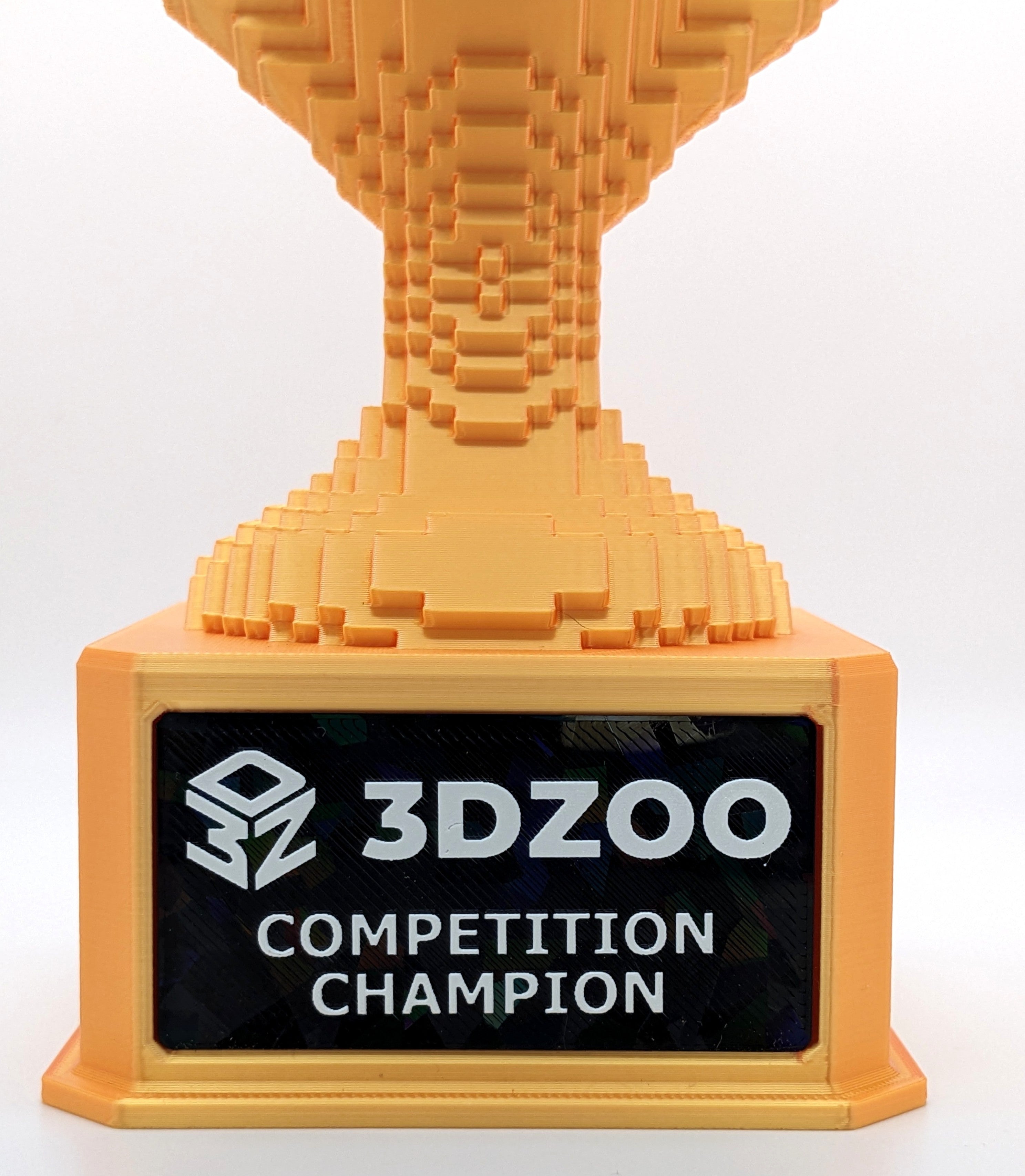 Gold Voxel Trophy - Customizable