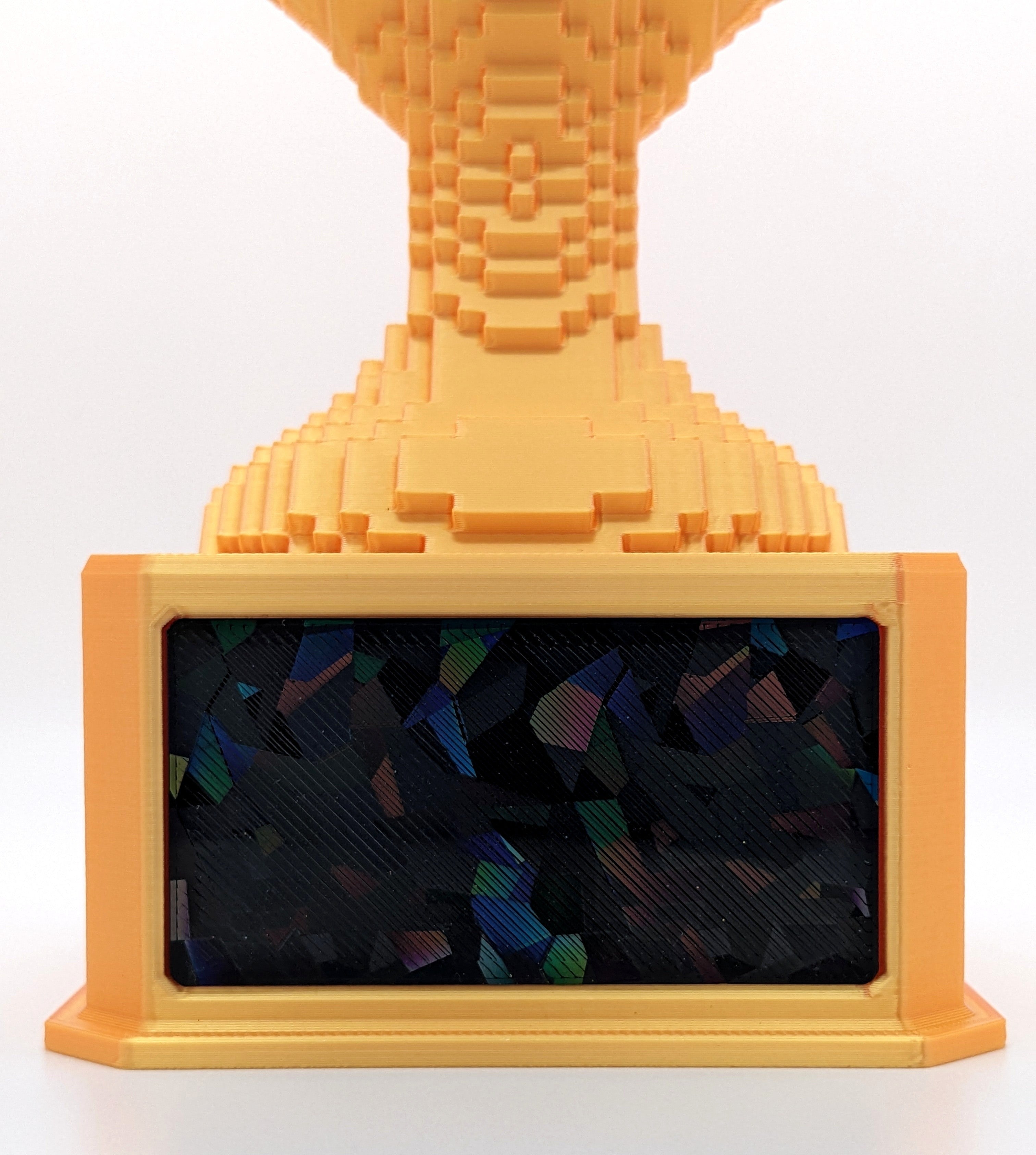 Gold Voxel Trophy - Customizable
