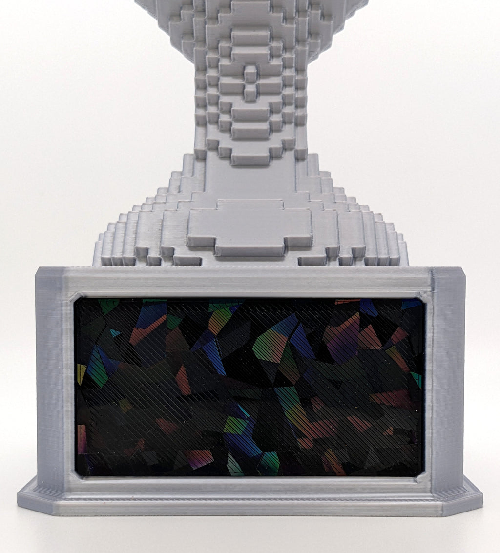 Silver Voxel Trophy - Customizable