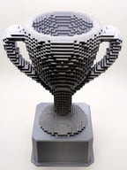 Silver Voxel Trophy - Customizable
