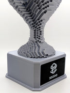 Silver Voxel Trophy - Customizable