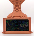 Bronze Voxel Trophy - Customizable