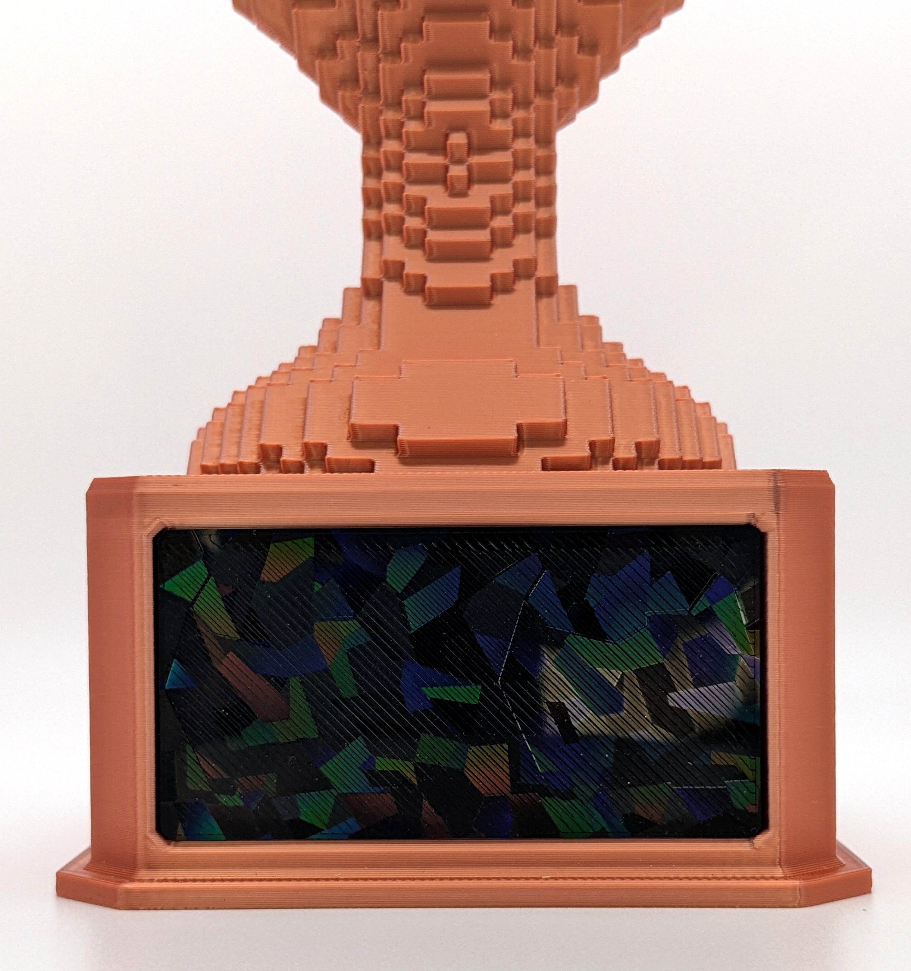 Bronze Voxel Trophy - Customizable