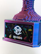 Blue/Green/Purple Voxel Trophy - Customizable