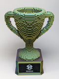 Red/Yellow/Blue Voxel Trophy - Customizable