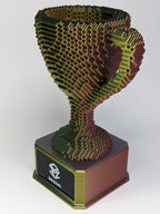 Red/Yellow/Blue Voxel Trophy - Customizable