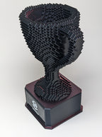 Red/Black Voxel Trophy - Customizable