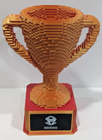 Gold/Red Voxel Trophy - Customizable